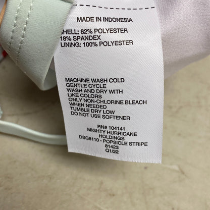 DSG Girls Core Swim Colorful Top Spaghetti Straps Popsicle Stripe DSG8110 New