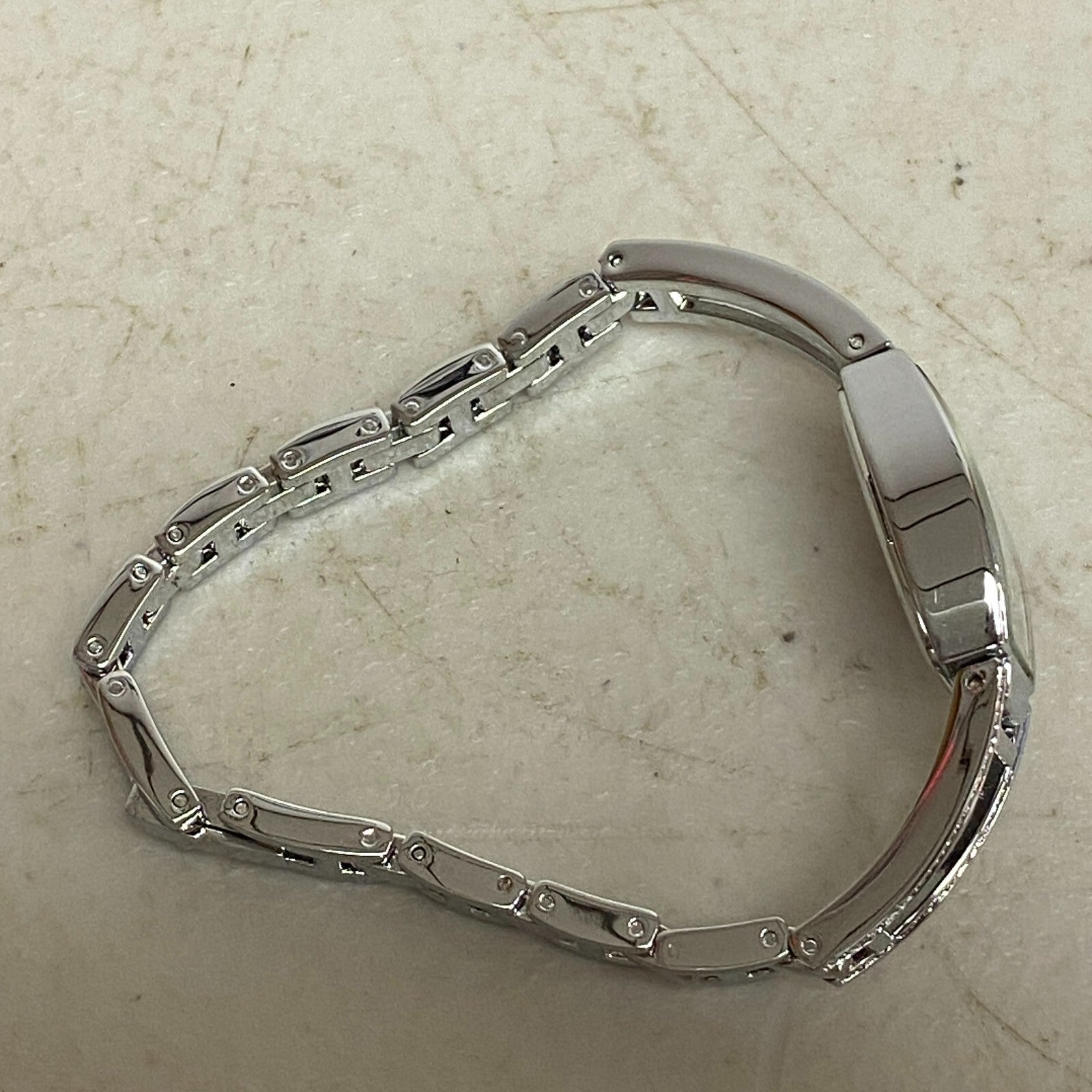 Armitron Women's 75/3531 Swarovski Crystal Acc SILVERT-Tone Bangle Watch R15