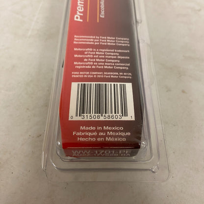 Ford Motorcraft OEM Premium Flat Wiper Blade Front 17" WW-1701-PF AU2Z-17V528-BA