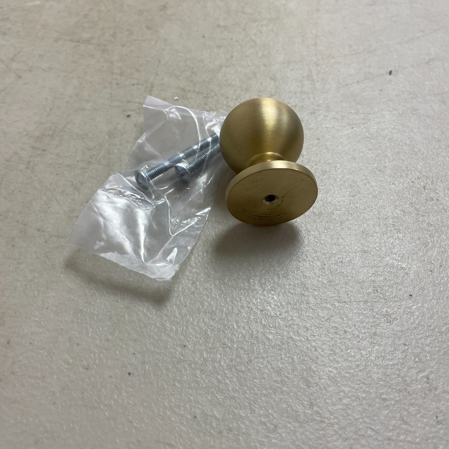 Signature Hardware 1-1/4" Rodline Solid Brass Round Cabinet Knob - Satin Brass