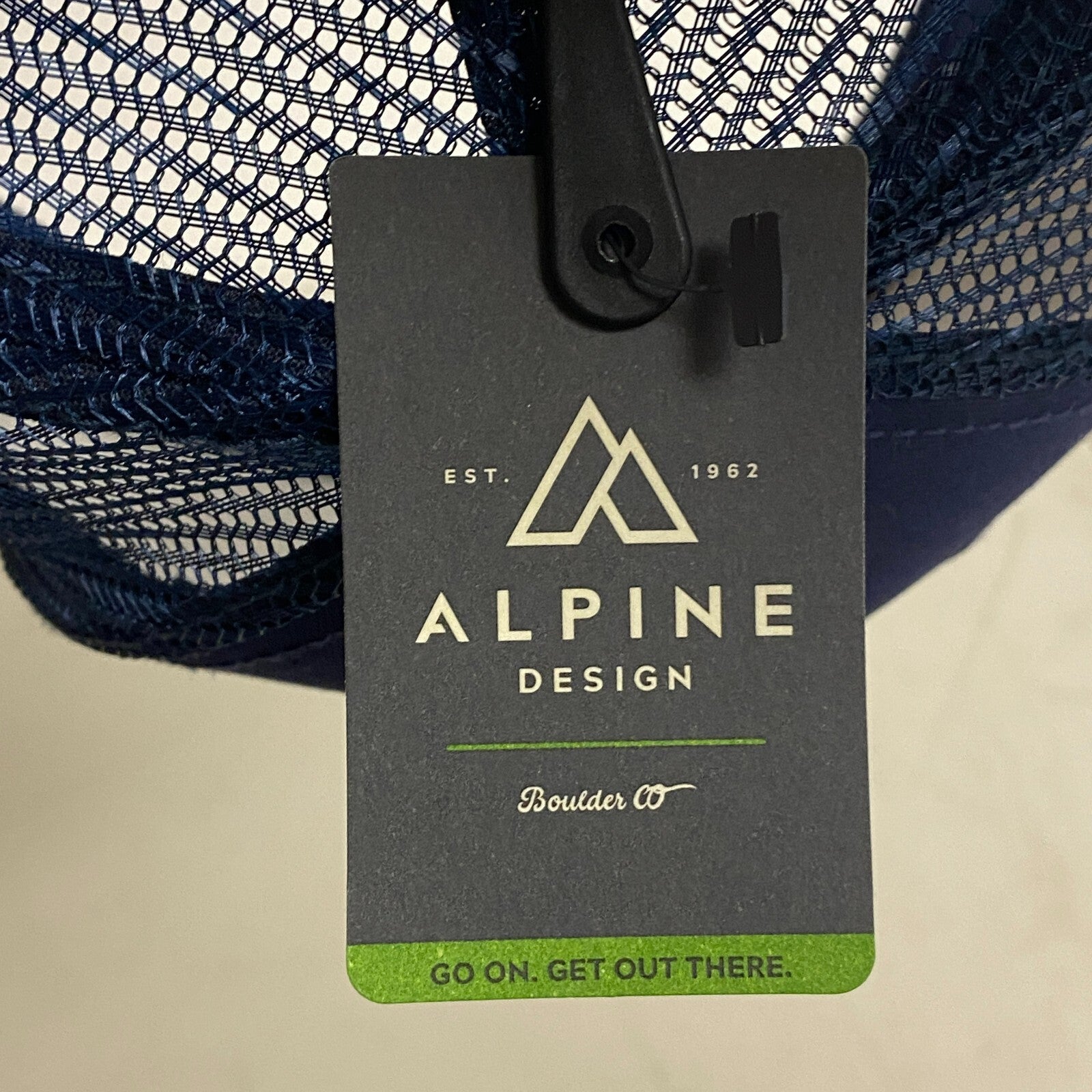Alpine Design AD Washed Mesh Trucker Cap Navy ADMA8015