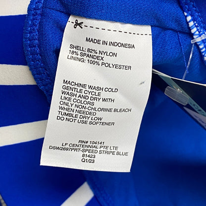 DSG Women's May Top Speed  Blue Striped White  DSW2697PRT