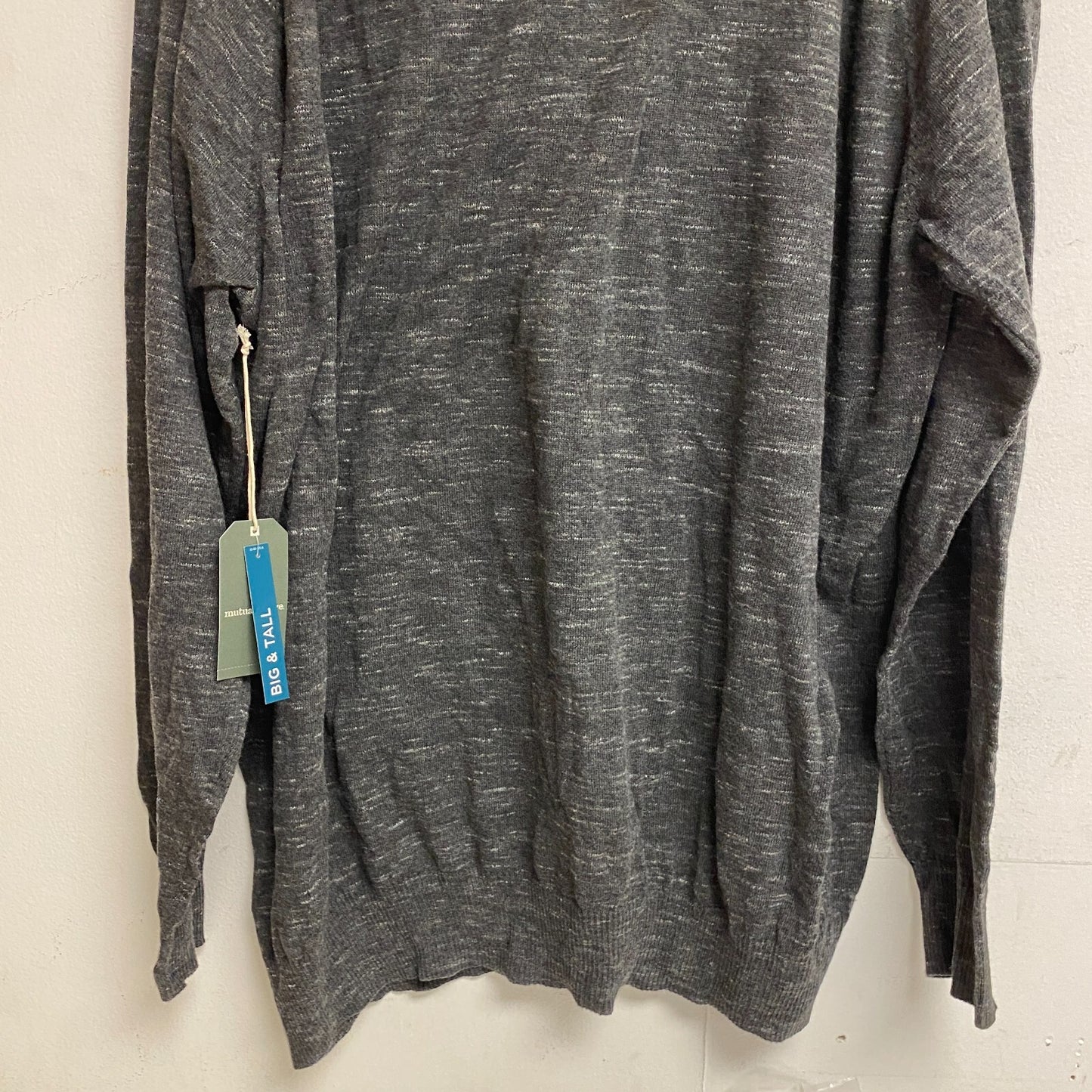 Mutual Weave Long Sleeve Crew Neck Sweater Size 2XL Color Dark Charcoal Heather