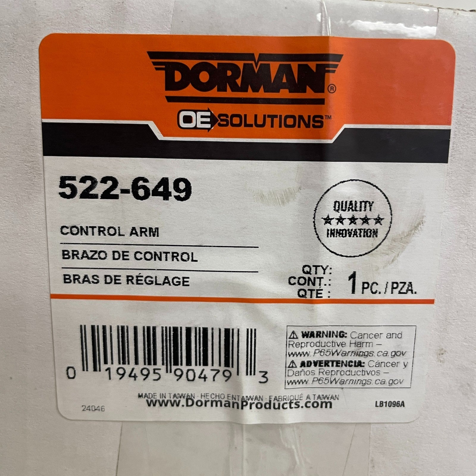 Dorman 522-649 Rear Lower Control Arm 2003–2004 Mitsubishi Outlander 2.4L
