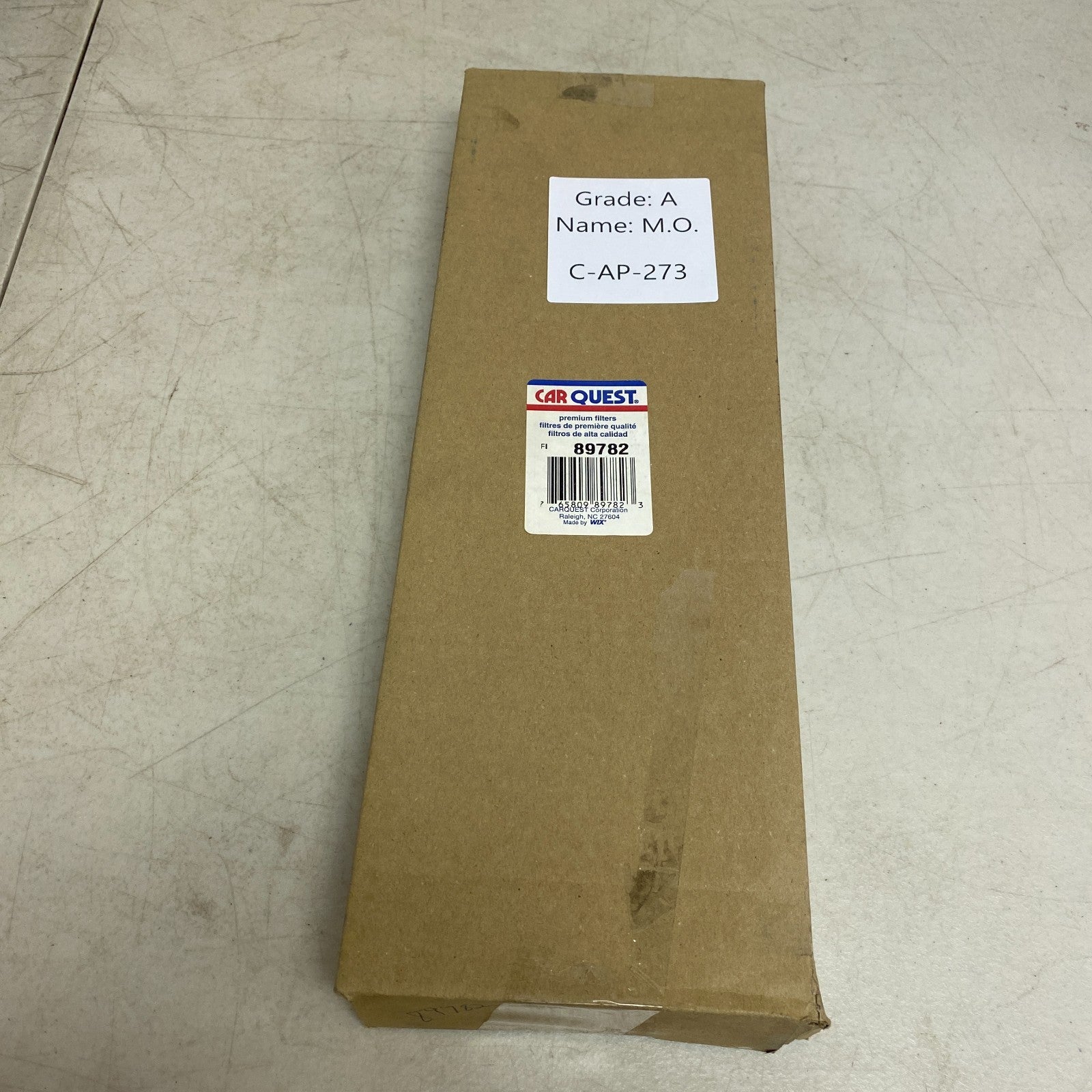 Carquest Premium Cabin Air Filter 89782