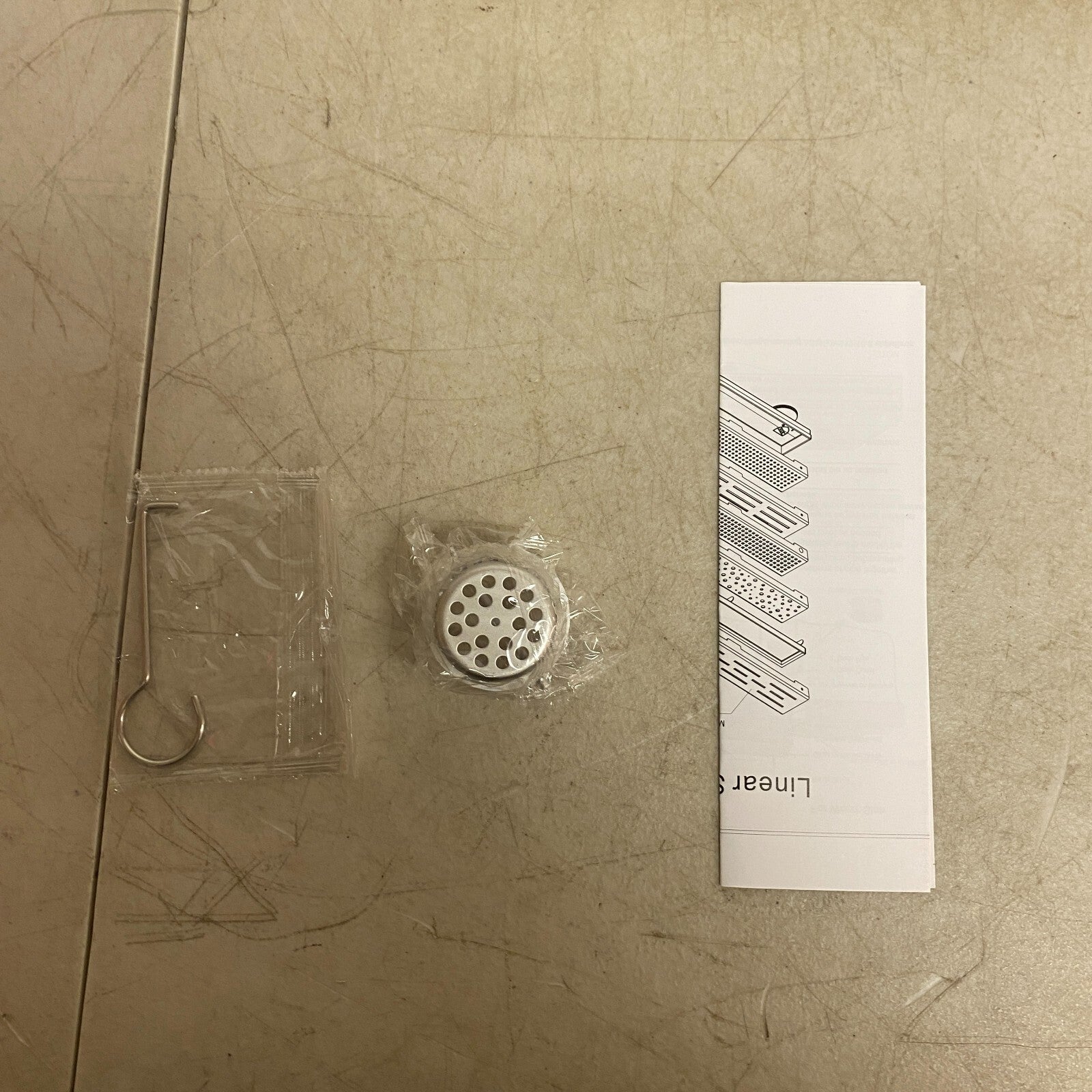 Signature Hardware 28" Carmen Linear Shower Drain - with Drain Flange - Polished