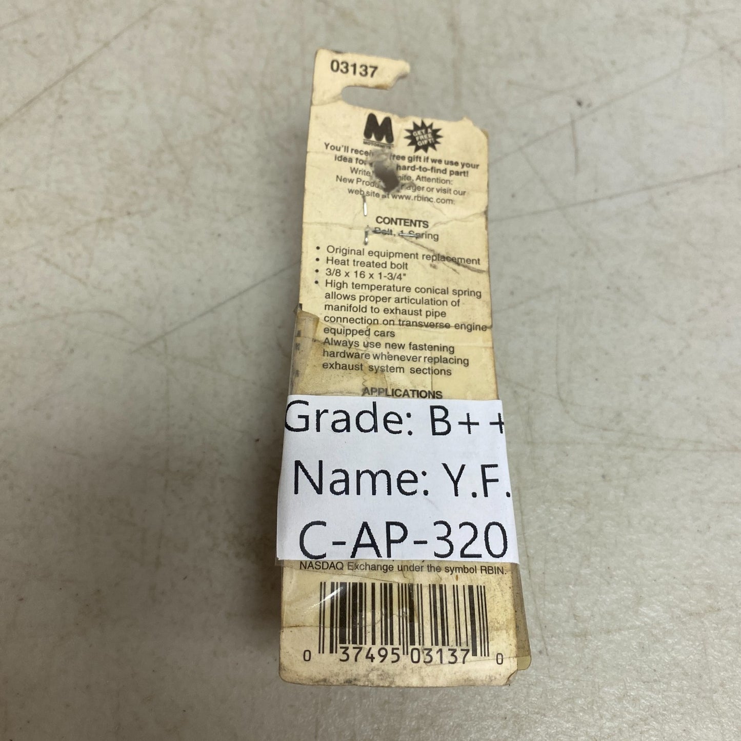 Dorman Tail Light Socket 3 Wire Universal Replacement Black Plastic 03137