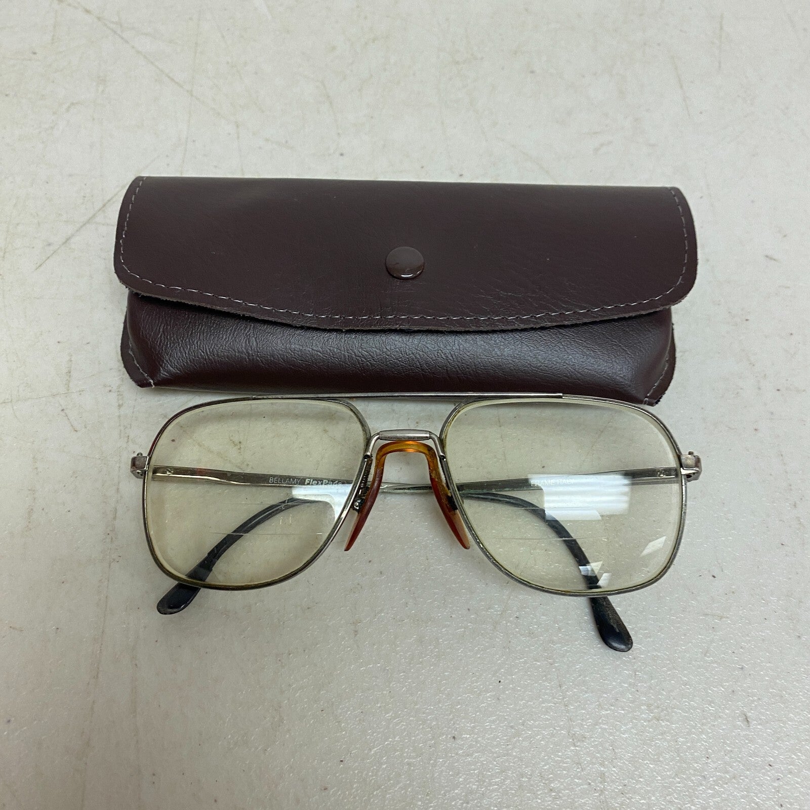 Bellamy Eyeglasses Frame Flex pads Frame Italy 145, USED - GOOD