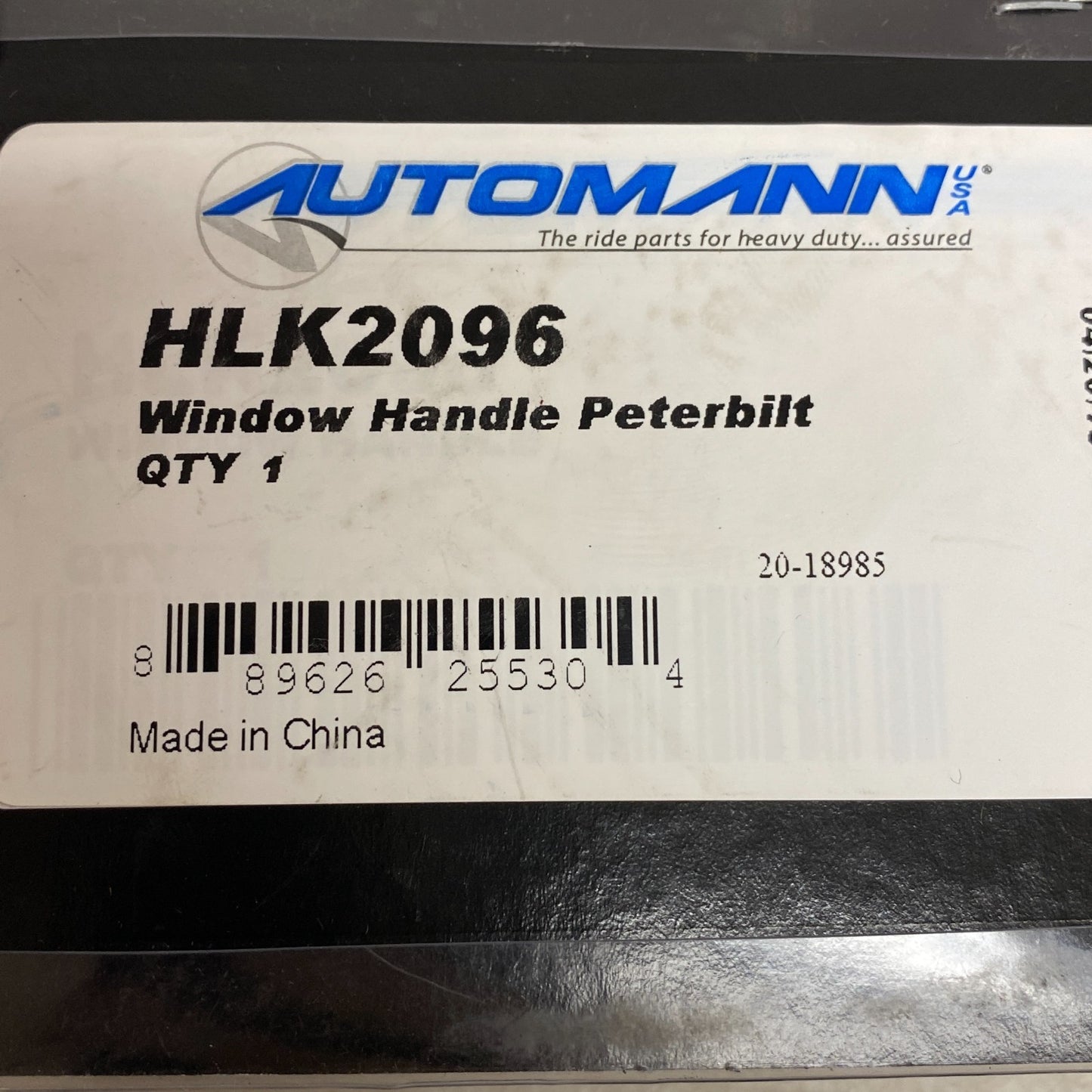 Automann HLK2096 Window Handle (Crank) Peterbilt 320/330/337/357/359/377