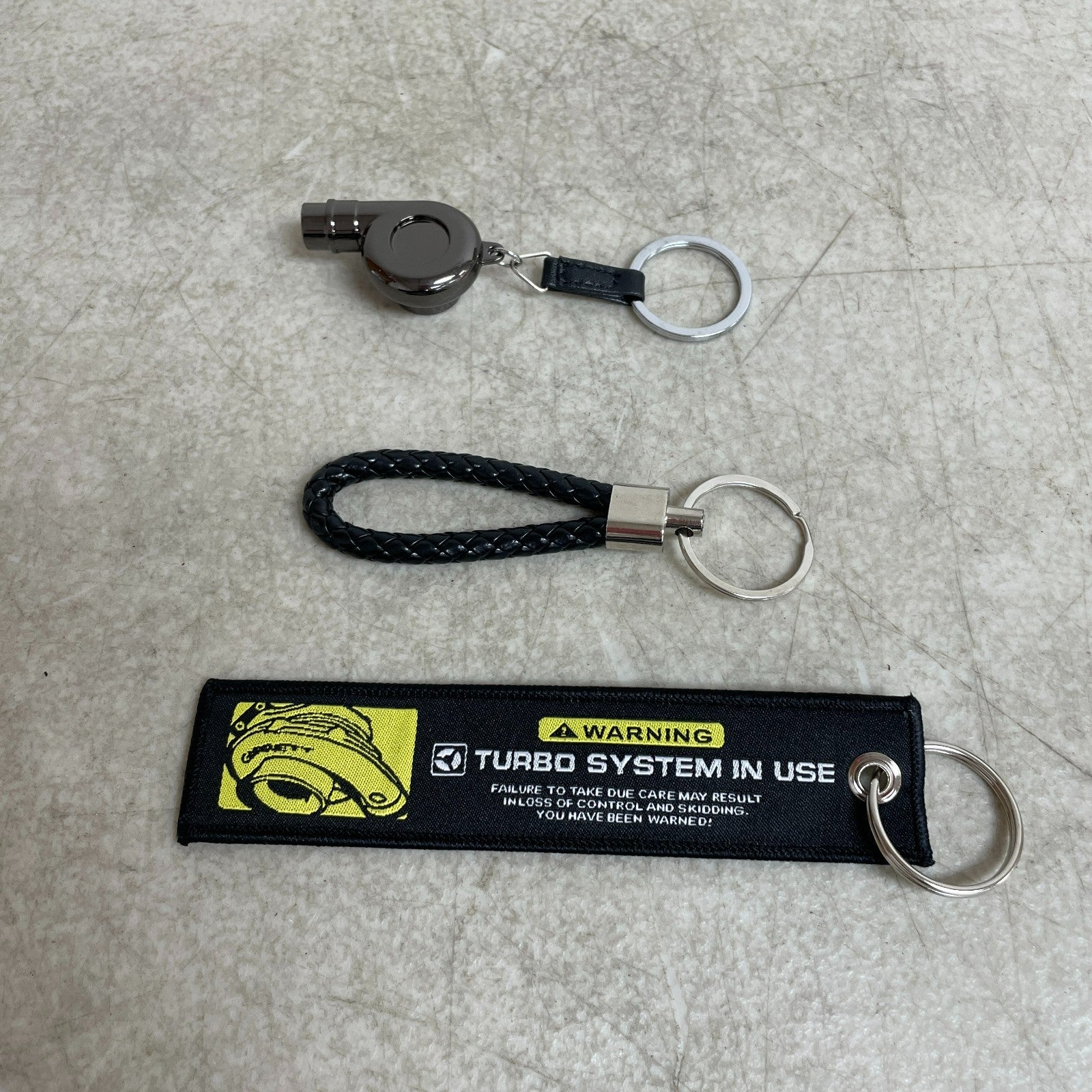 JDM Turbo NOS Auto-Parts Metal Key Chain Aluminum JDM Tag Keychain