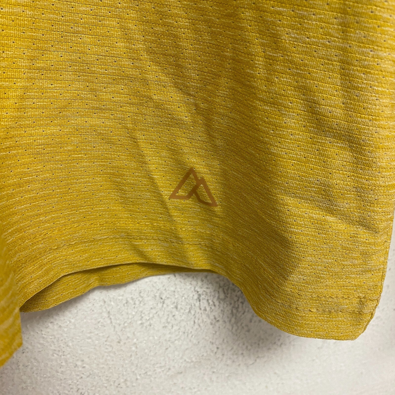 Alpine Design Mens Basic Active Long Sleeve Tee Gold Heather ADM23205 Brand New!
