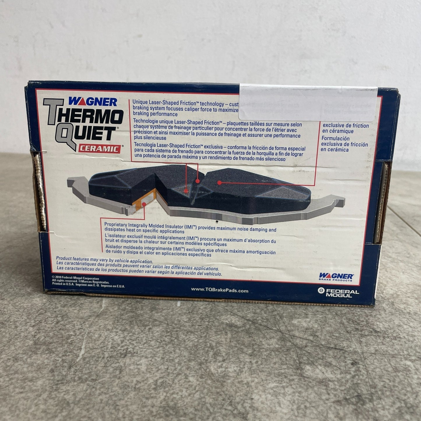 Wagner QC462 Brake Pads ThermoQuiet Ceramic Front 2000-2006 Nissan Sentra