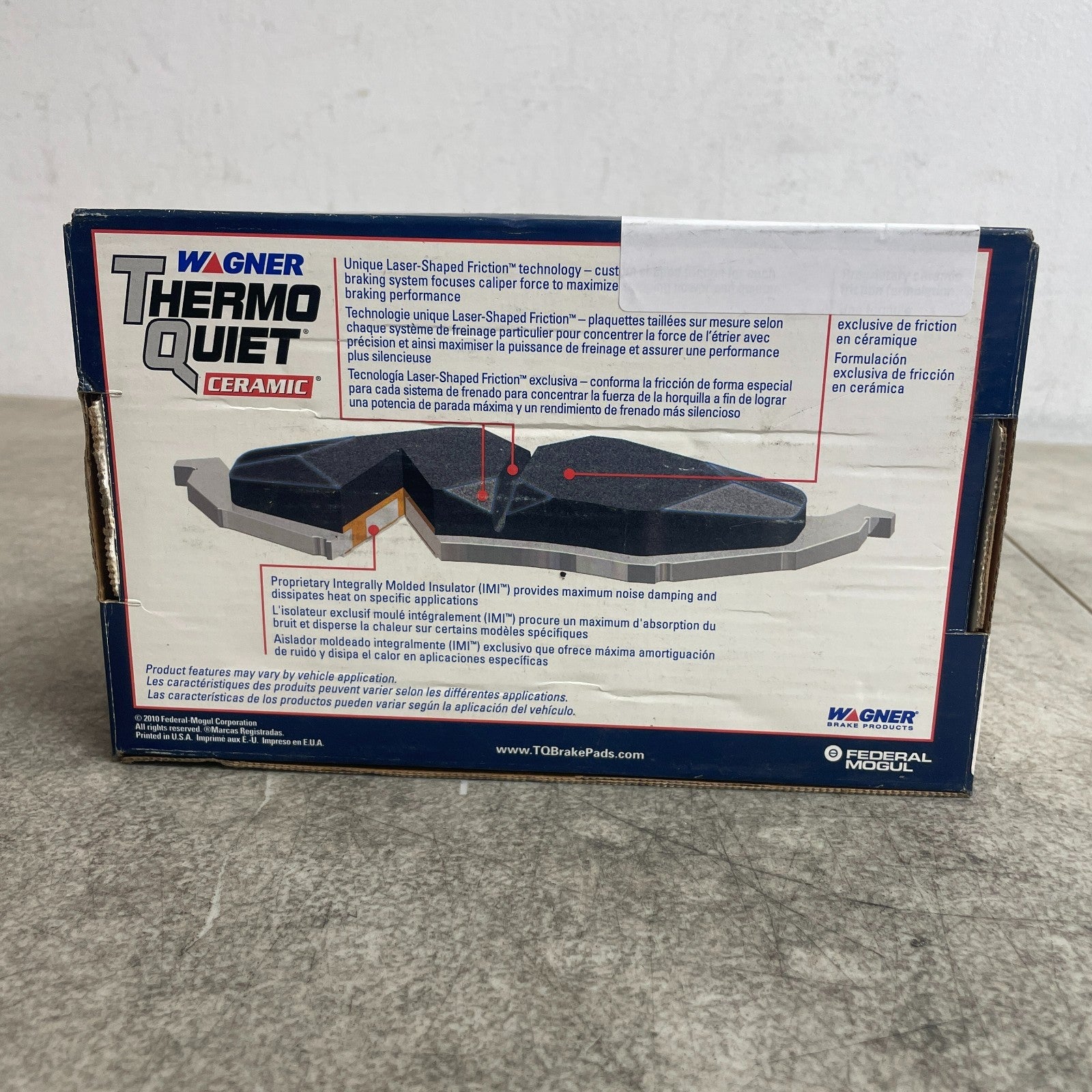 Wagner QC462 Brake Pads ThermoQuiet Ceramic Front 2000-2006 Nissan Sentra