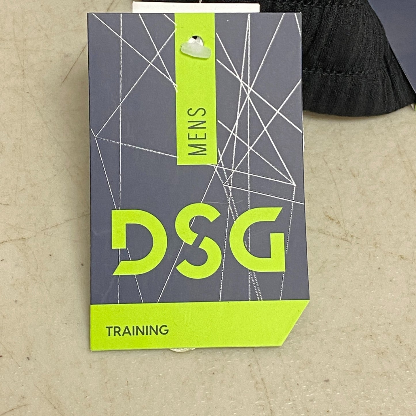 DSG Men's Textured Training Short Pure Black DAM20114 Sporty Trendy Fitness Gym