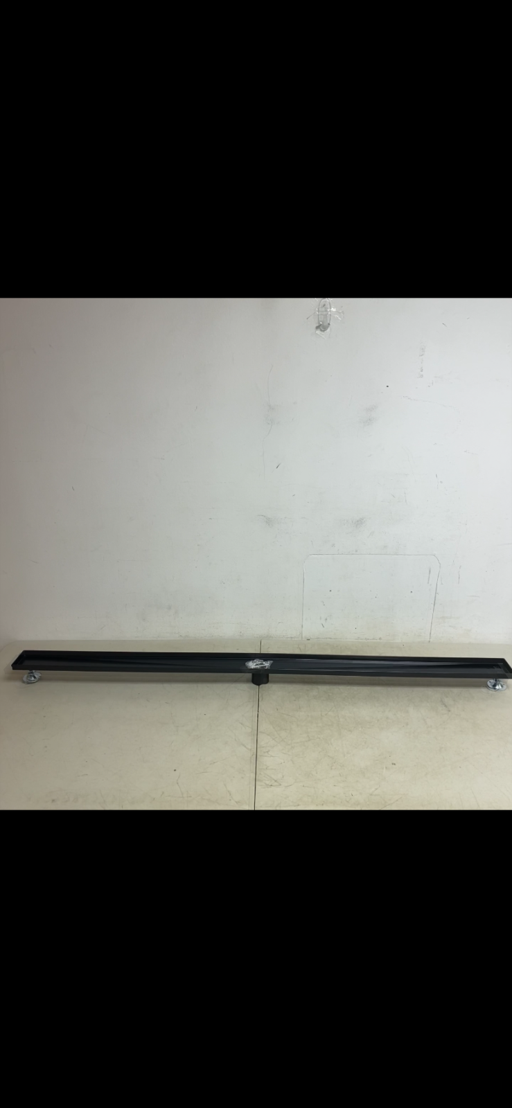 Signature Hardware 60" CARMEN OUTDOOR LINEAR SHOWER DRAIN-MATTE BLACK