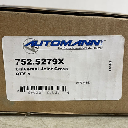 Automann 752.5279X Universal Joint Cross 1610 Series Greaseable U-Joint