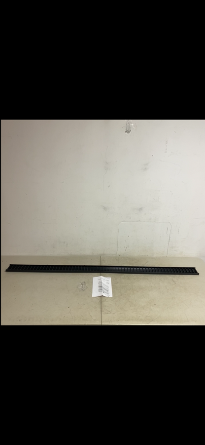 Signature Hardware 60" CARMEN OUTDOOR LINEAR SHOWER DRAIN-MATTE BLACK