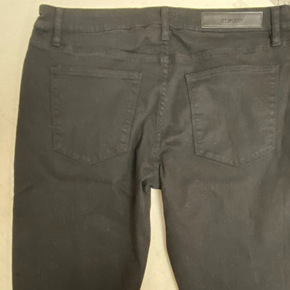 Elwood Men's Jeans Denim Slim Tapered Street Wear Black Size 32