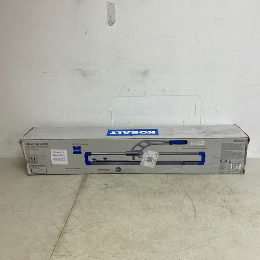 Kobalt 30 inch Tile Cutter 7/8 Cutting Wheel Up to 1/2 inch Thickness