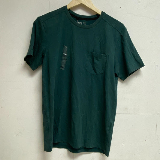 VRST Men's Washed Pocket Tee Mineral Teal Solid Short Sleeve Summer MAX100354
