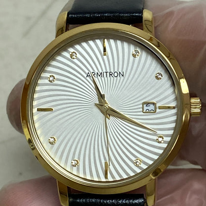 Armitron Women's Genuine Crystal Accented Date Function Bracelet Watch 75/5835GP