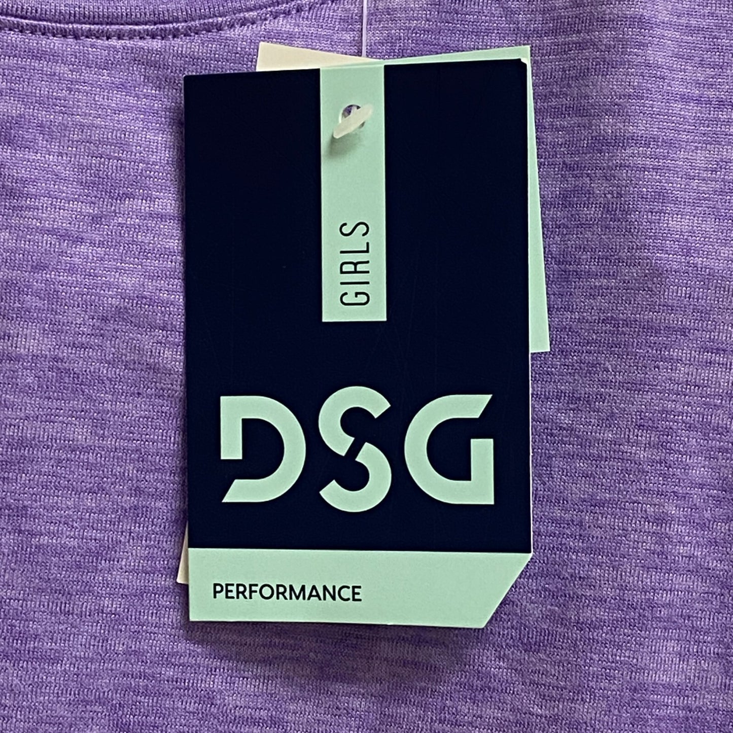 DSG Girls Performance Muscle Tank Electric Violet Solid Sleeveless DAG13100