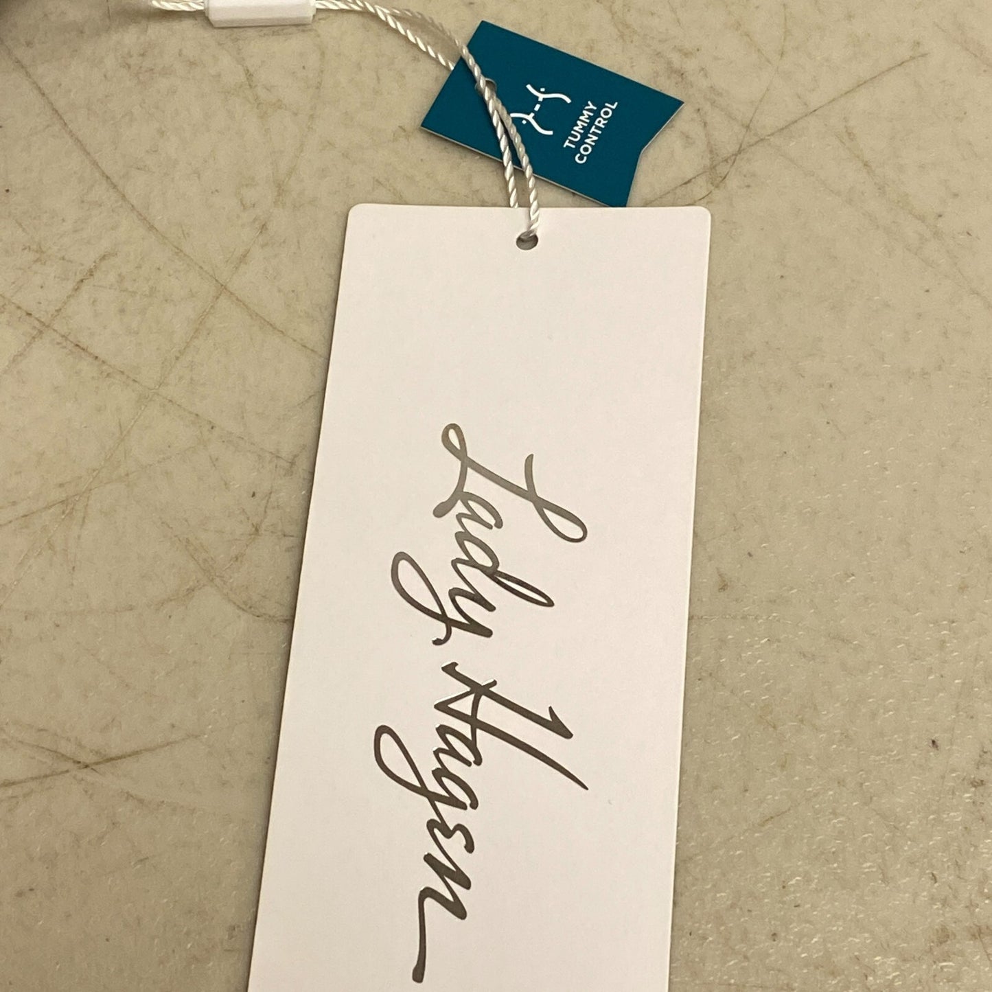 Lady Hagan Womens Tummy Control Capri Pant Dark Navy Solid Pull On WGH15403