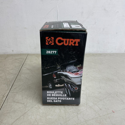 CURT 28277 6" Trailer Jack Caster Wheel Fits 2" Tube 1200 lbs Replacement