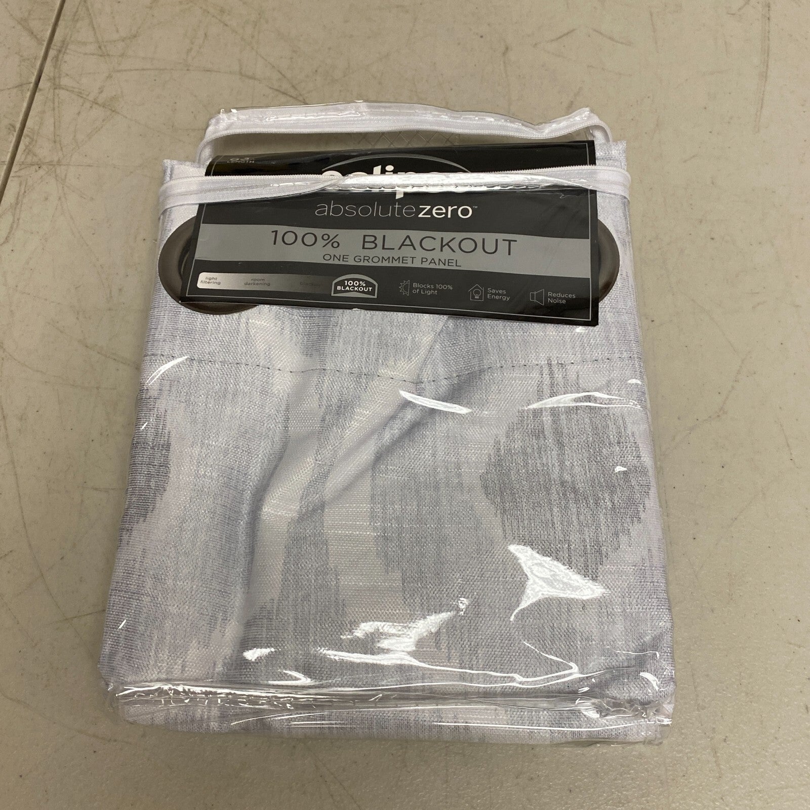 Eclipse absolute zero - 100% blackout one grommet panel- Andes GEO Grommet Gray