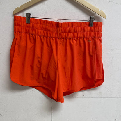 DSG Women's 3â High Rise Hot Tangerine Stride Shorts Performance DAW12327SZ
