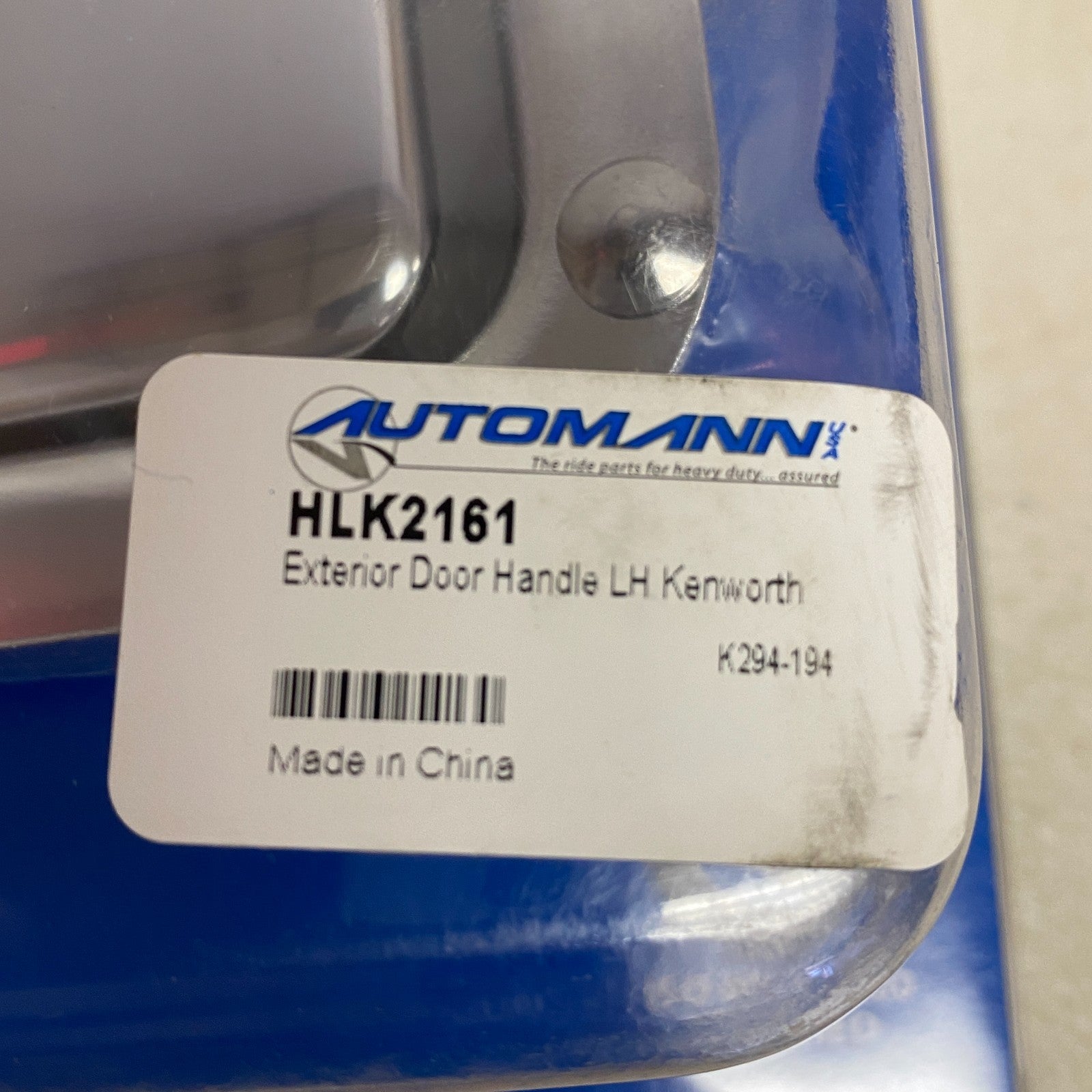 AutoMann Left Exterior Door Handle for Kenworth Trucks K294-194 HLK2161
