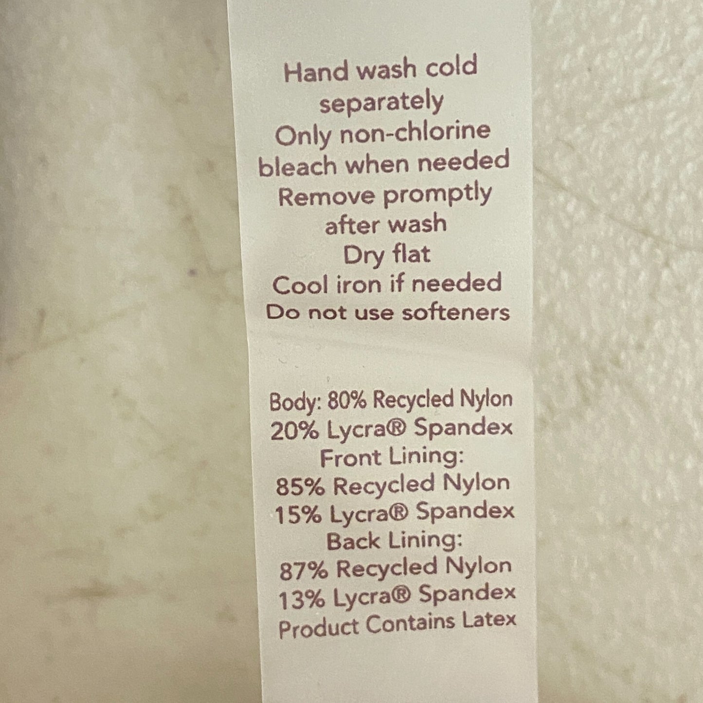 Calia Women's Swim Collection Sleeveless Paddle suit Wine WSA23112 Brand New!