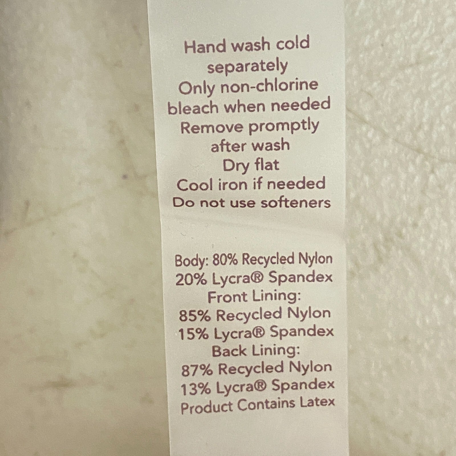 Calia Women's Swim Collection Sleeveless Paddle suit Wine WSA23112 Brand New!