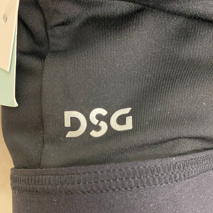 DSG Women's High Support Fixed Cup Wide Racerback Bra Pure Black DAW21715 New