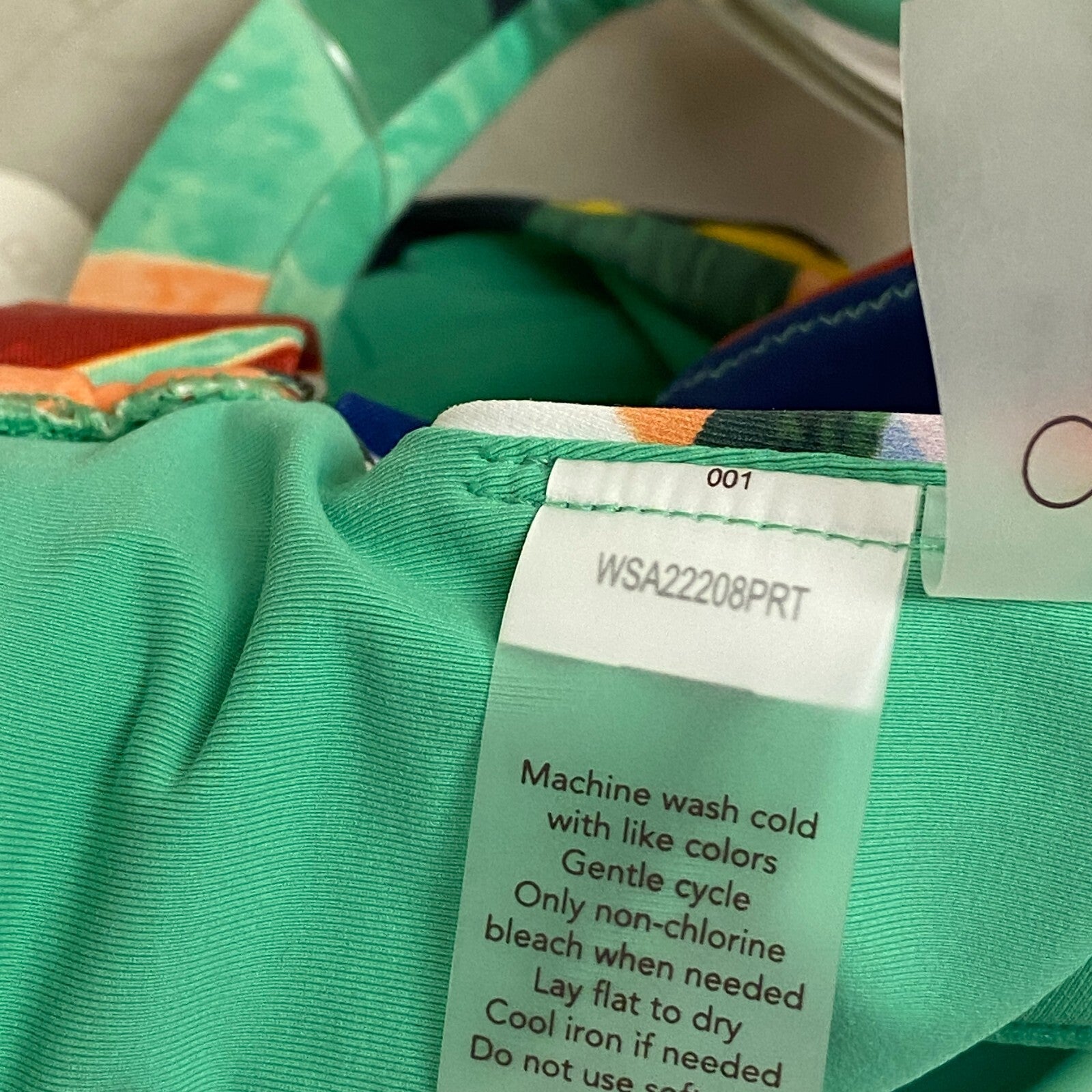 Calia Womens Powersculpt Swim Bikini Top Painterly Floral Multi WSA22208PRT