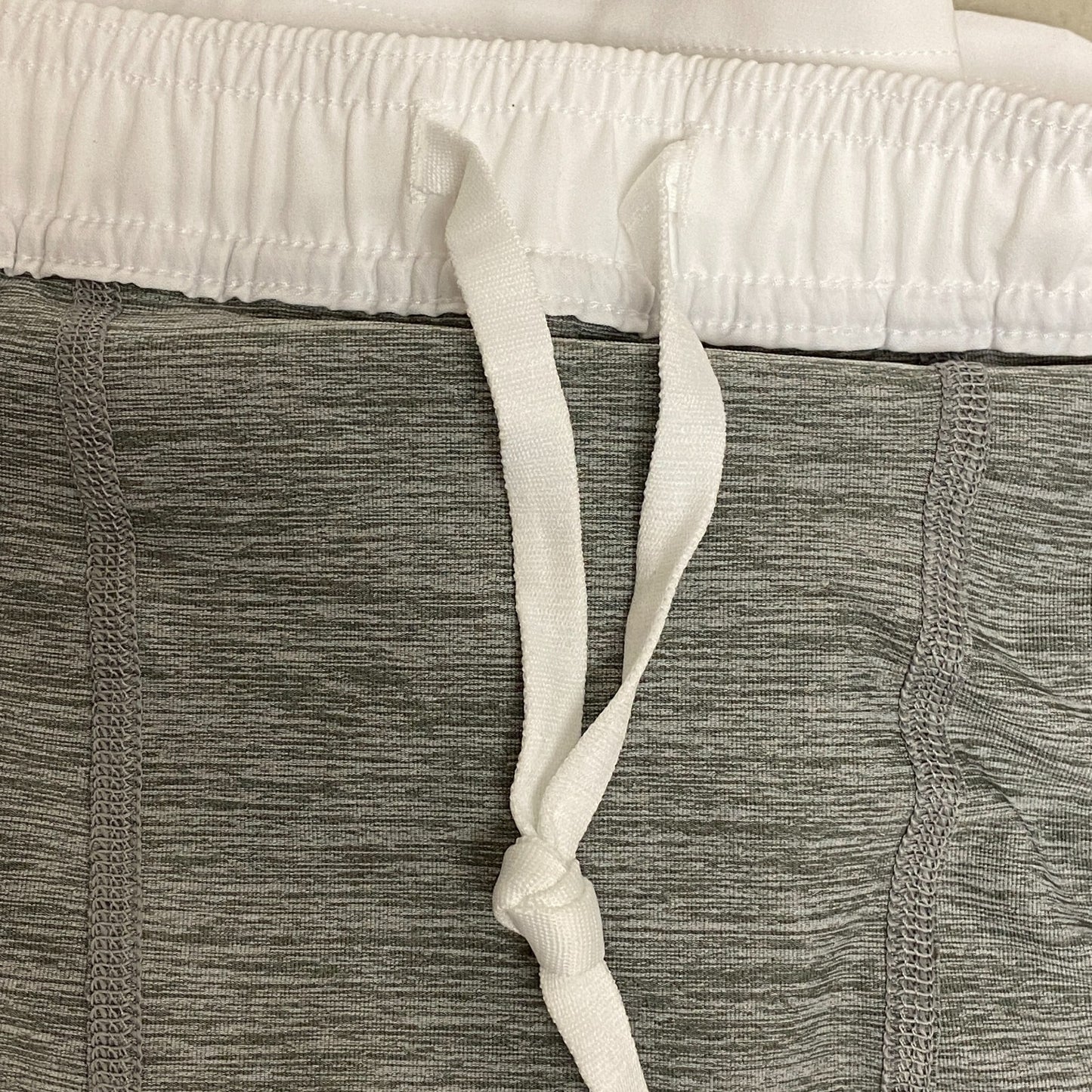 DSG Men's 5" Training 2-in-1 Agility Short Built-in Liner Pure White/Mid Gray