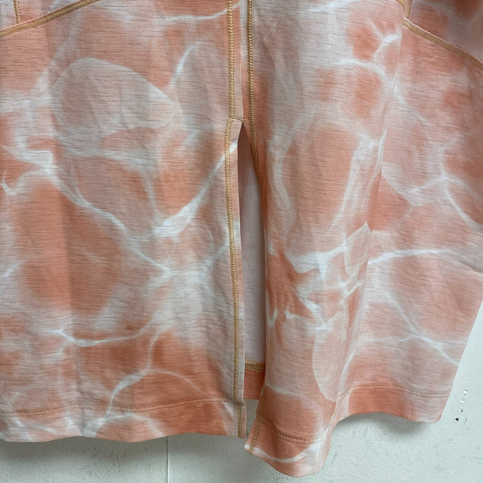 Calia Womens Split Back Muscle Tank Aquatic Coral Peach Sleeveless WAX11223PRT