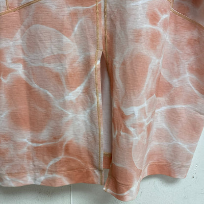 Calia Womens Split Back Muscle Tank Aquatic Coral Peach Sleeveless WAX11223PRT