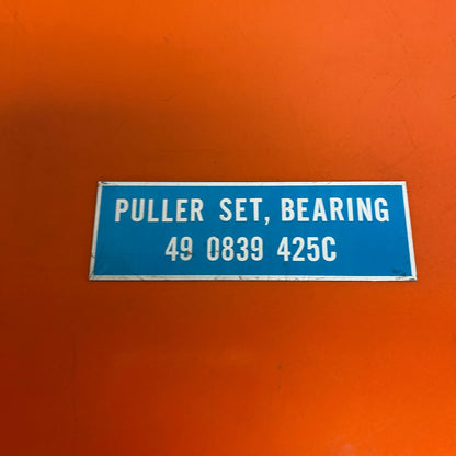 Mazda Puller Set, Bearing 49 0839 425C , #771-1CP