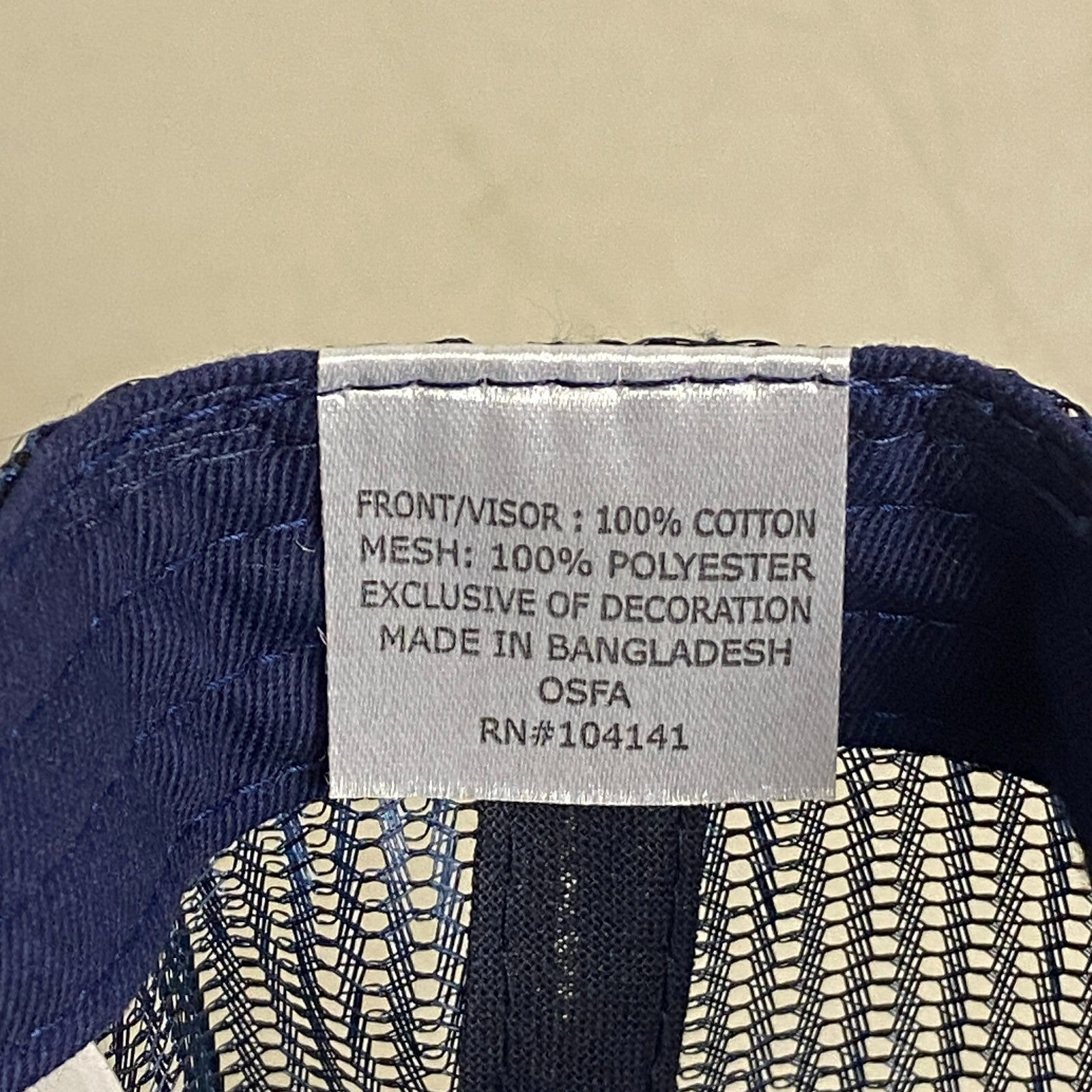 Alpine Design AD Washed Mesh Trucker Cap Navy ADMA8015