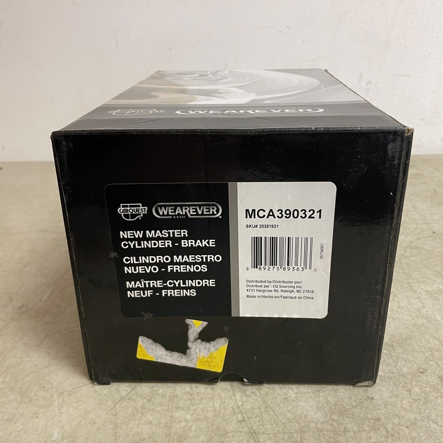 Carquest MCA390321 Brake Master Cylinder w/ Reservoir Gray Aluminum 1.25"