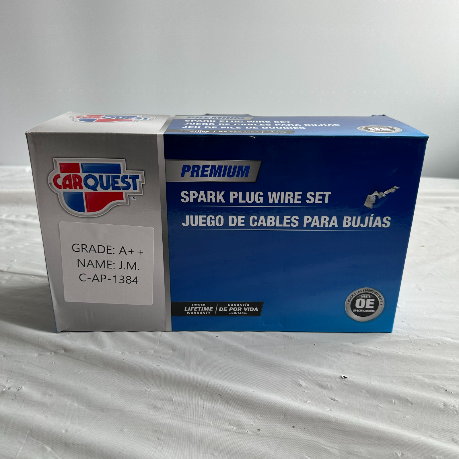 Carquest 35-7801 Spark Plug Wire Set 10 Wires Silicone Marine / Universal