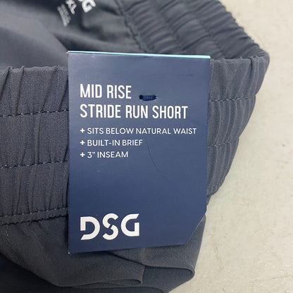 DSG Womens Stride Short Asphalt Grey DAW39320AZ BRAND NEW