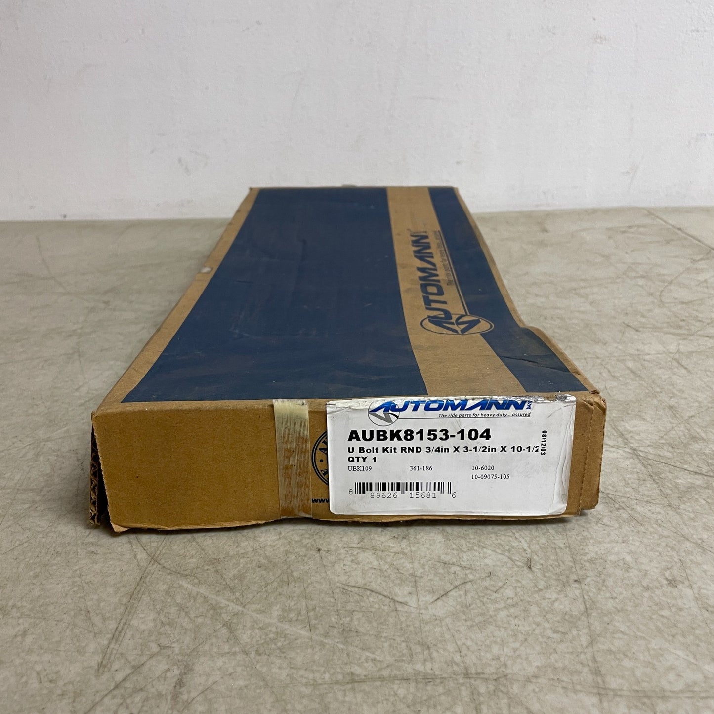 Automann U-Bolt Kit Round Bend Suspension AUBK8153-104