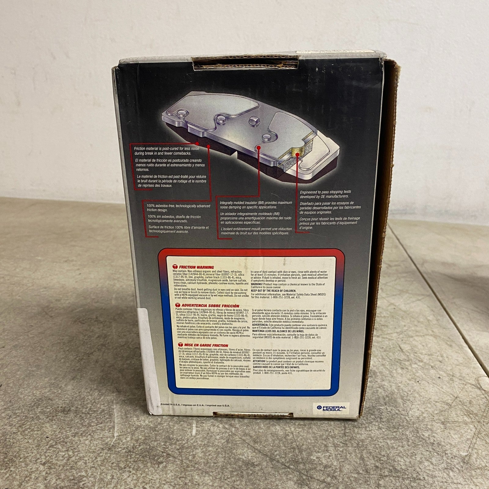 Wagner MX728 Brake Pads ThermoQuiet Semi-Metallic Front 1997-2002 Saturn SL