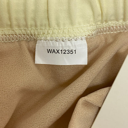 Calia Womens 3" Inseam Pull-On High Rise Step Up Short Relaxed Fit Lemon Sorbet