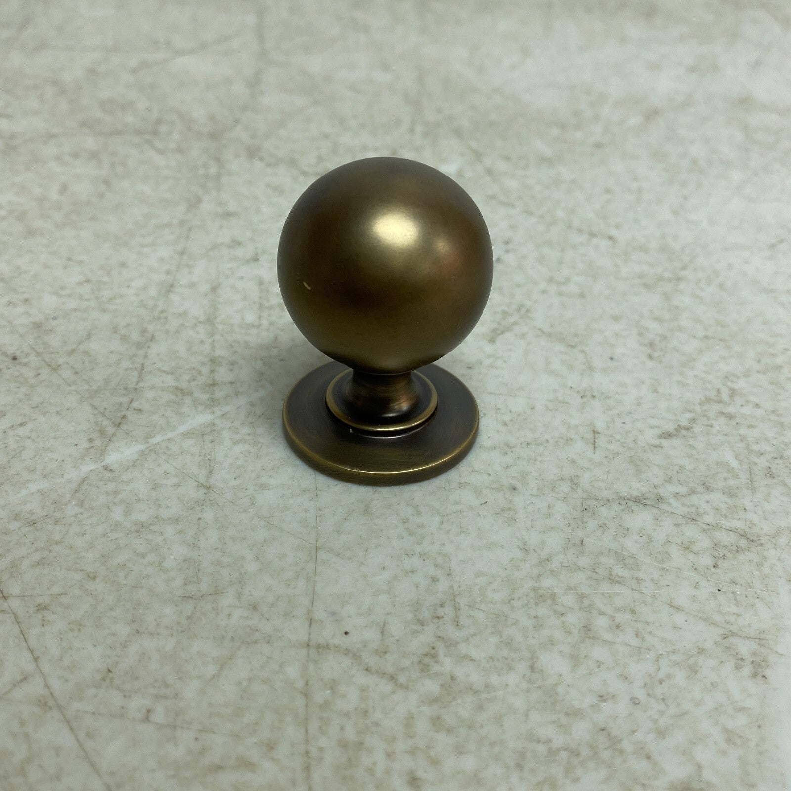Signature Hardware 1-1/4" Rodino Solid Brass Round Cabinet Knob - Antique Brass