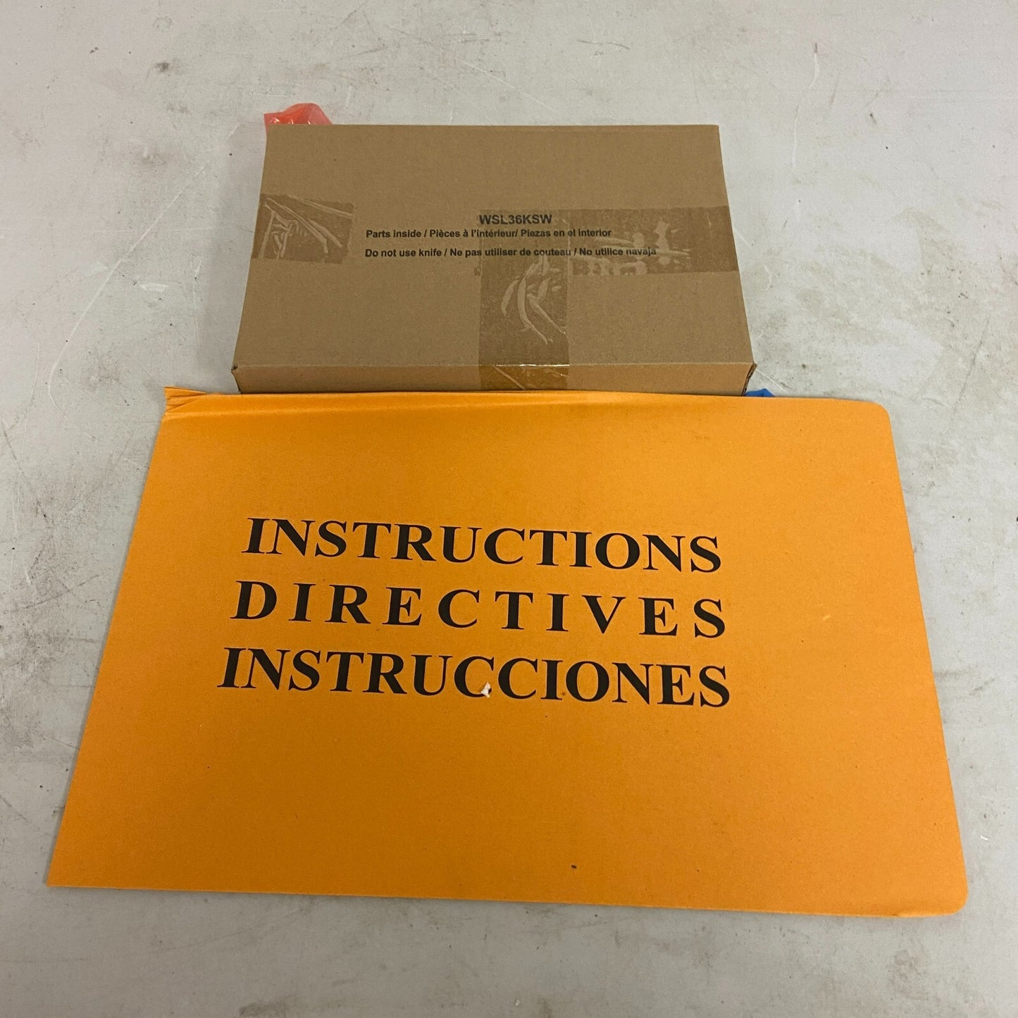 allen + roth 36in Shelf White Finish 36in x 9.5in x 7.75in