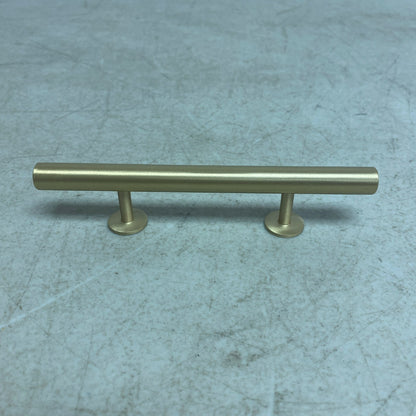 Signature Hardware 6" Diehl Adjustable Round Brass Drawer Pull - Satin Brass