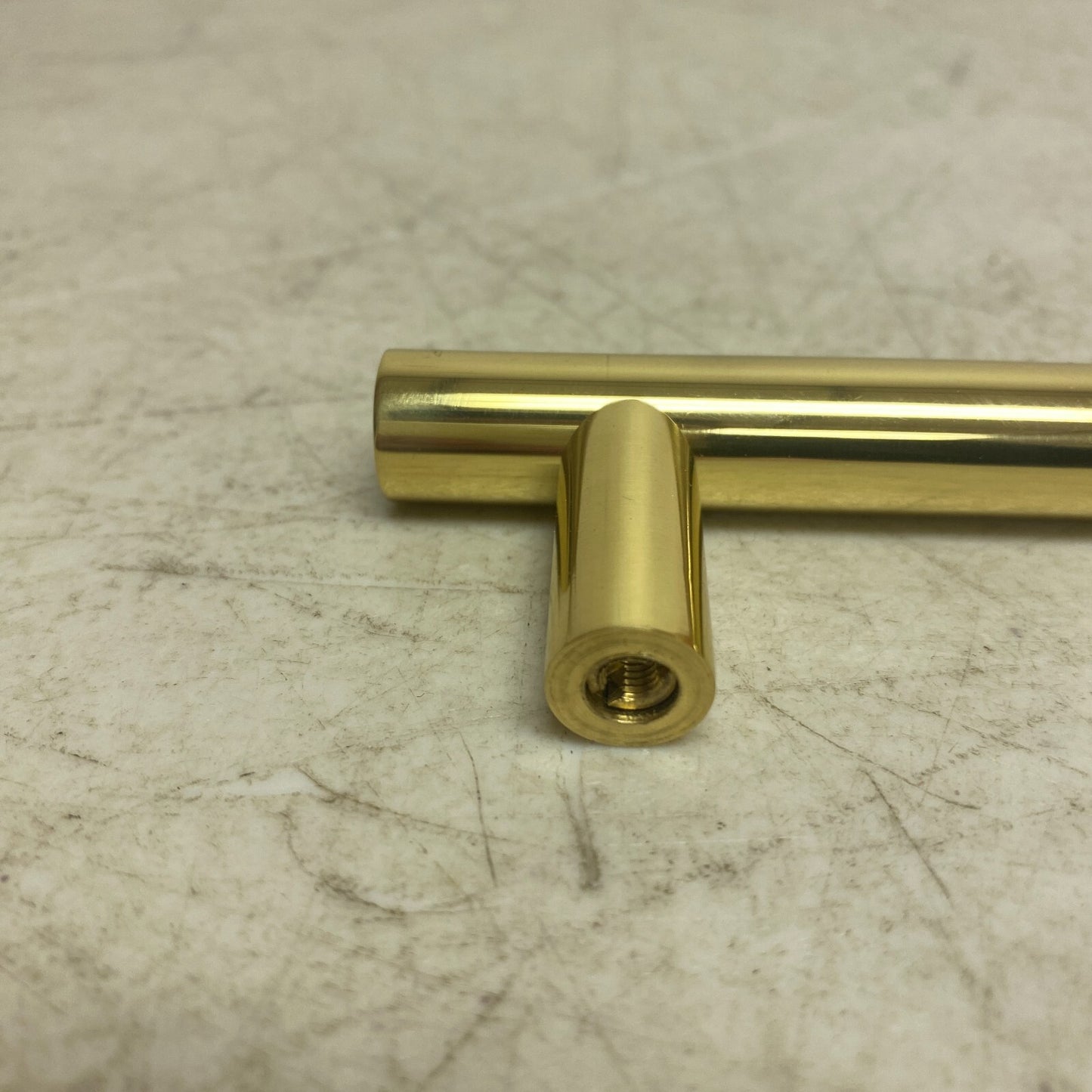 Signature Hardware 3-3/4" Avignon Solid Brass Cabinet Pull - Satin Brass